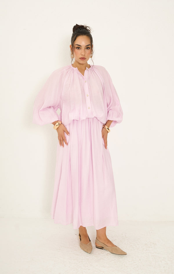 Farah Etekli Takım - Pembe
